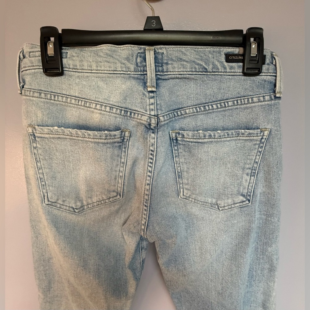 Citizens Of Humanity Emerson slim boyfriend Blue Jeans Distressed 24 - Picture 5 of 16